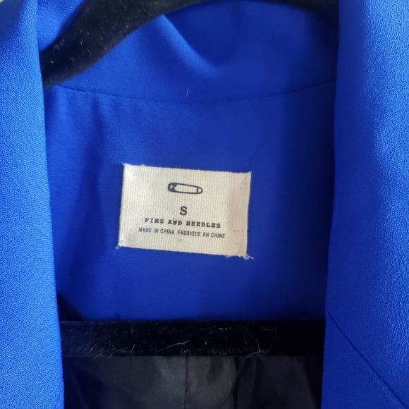 Pins & Needles / Cobalt Blue Vest / Size S - Picture 2 of 4